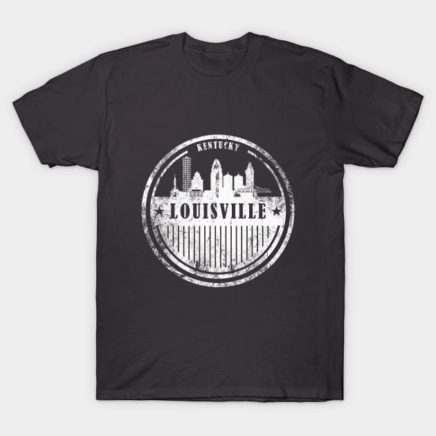 Louisville Kentucky Art T-Shirt by DimDom